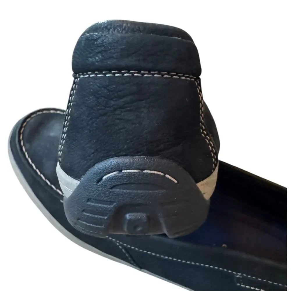 Cole Haan Men's Claude Venetian Loafer in black nubuck 10.5 M